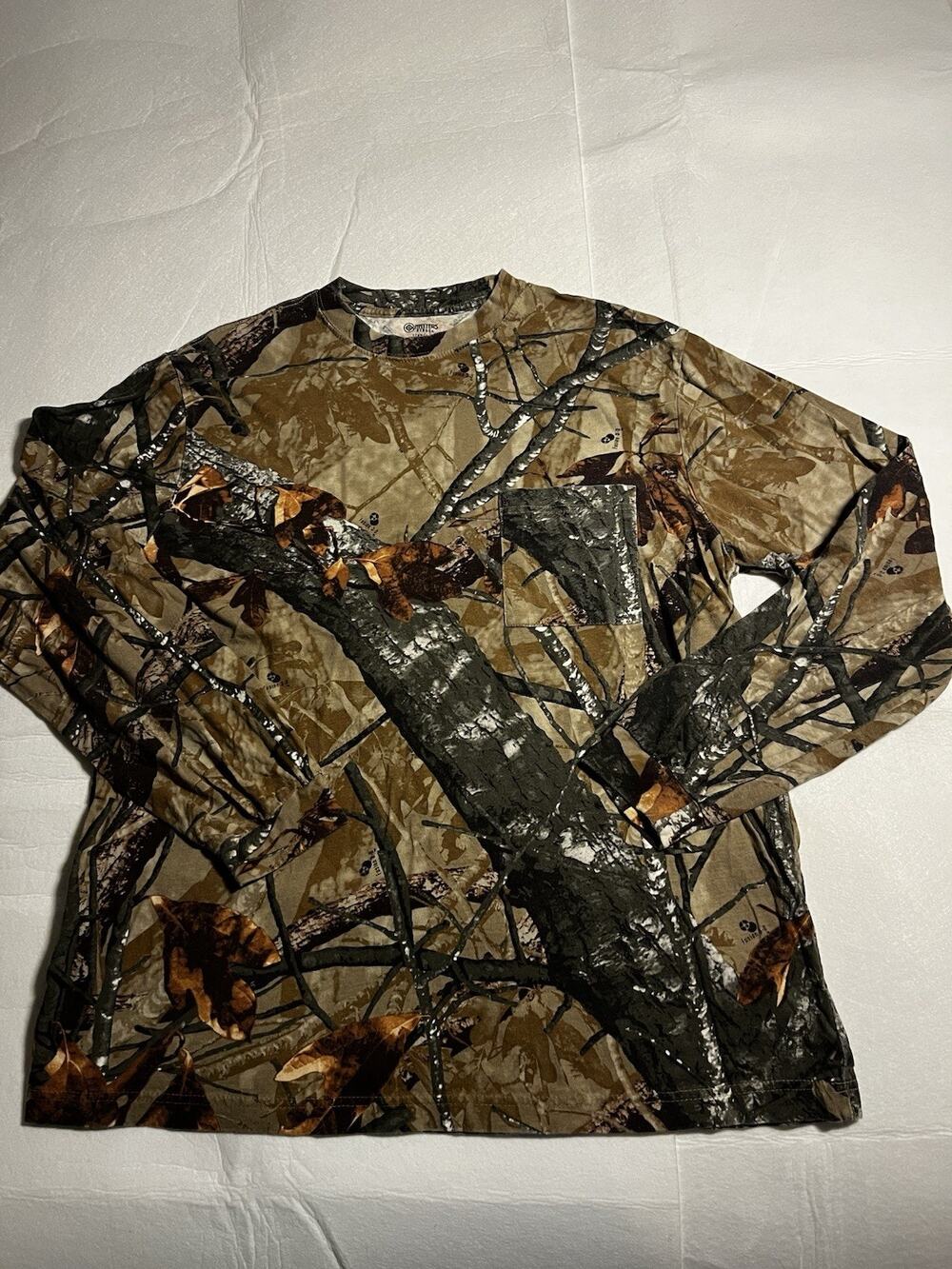 Vintage Outfitters Ridge Fusion 3-D Camo Shirt Men’s L 42-44 Long Sleeve Hunting
